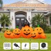 Dreamcountry 8FT Halloween Inflatables Pumpkin Halloween Inflatable Outdoor Decoration 8 Build-in LEDs Halloween Blow Up Yard Decorations